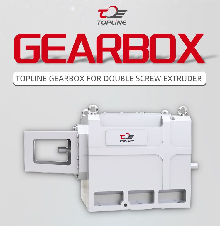 Caja de cambios de la máquina extrusora de doble tornillo