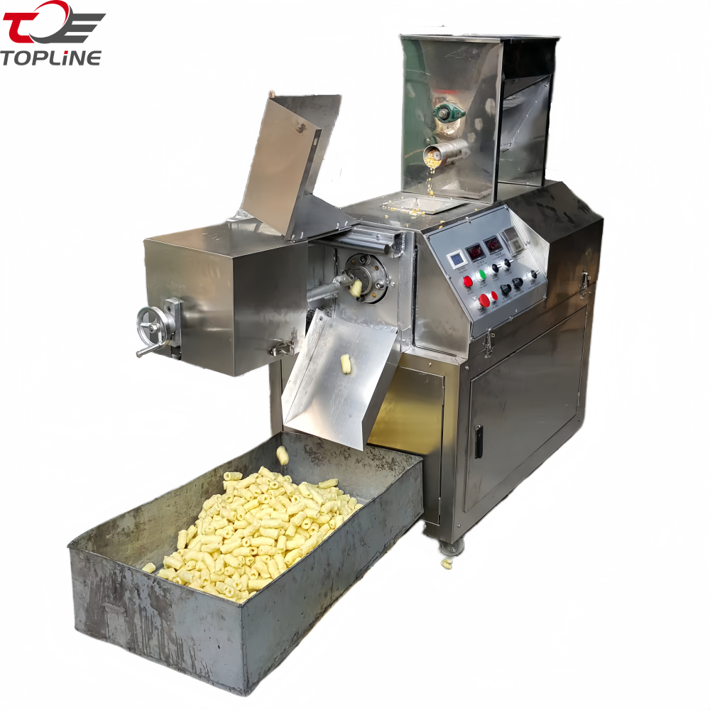 Máquina de inflado Sanck extrusora de alimentos de hojaldre de maíz