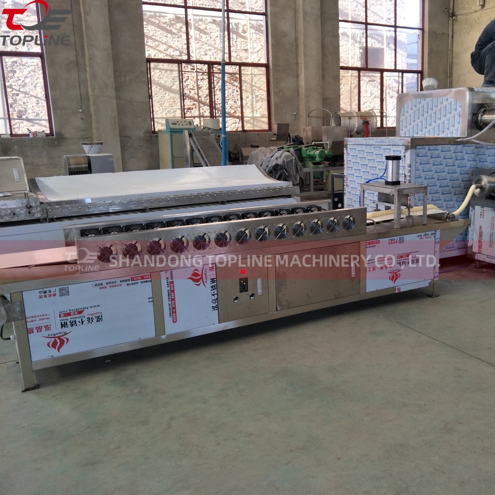 Chips automáticos de camarones fritos que hacen la línea de producción del extrusor de galletas de hojaldre de la máquina