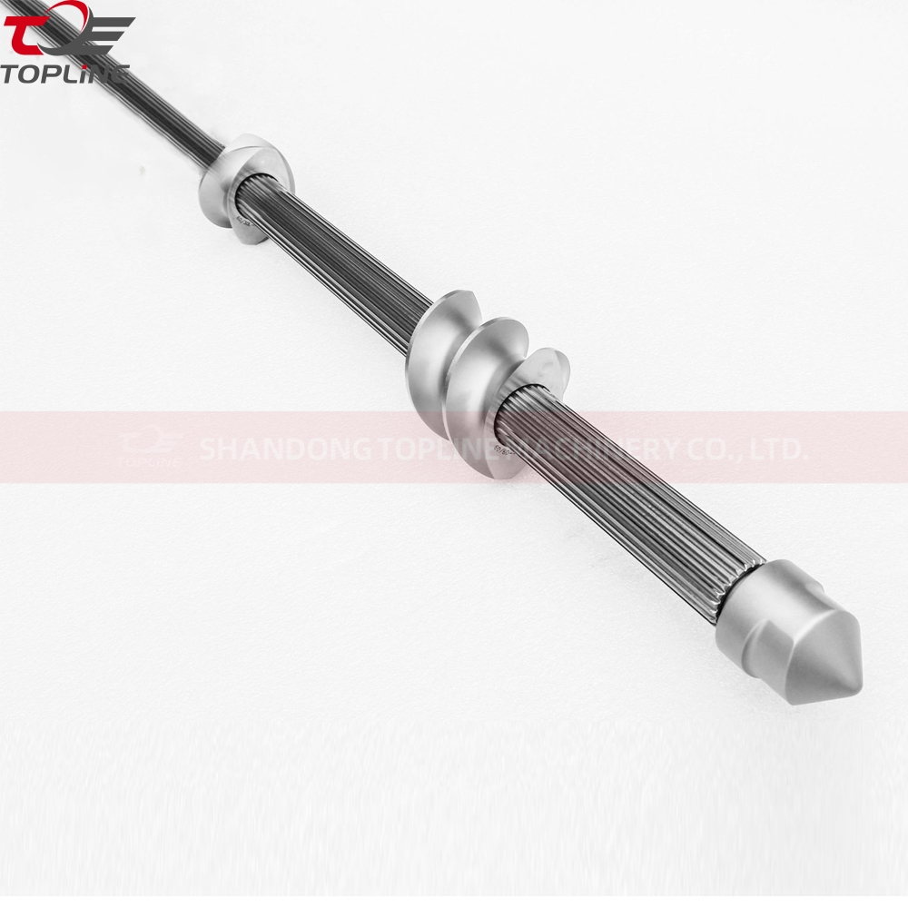 Eje central de tornillo para repuestos de extrusora de tornillo de alimentos inflados