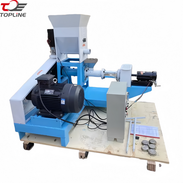 Extrusora de alimentos de hojaldre de maíz de un solo tornillo 