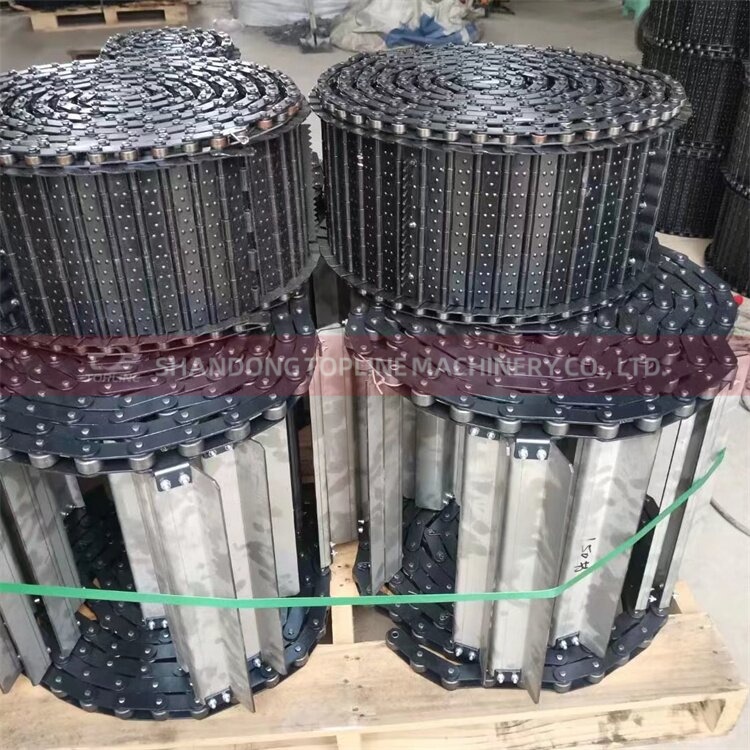 Placa de cadena de transporte de alimentos de banda transportadora de placa de cadena de material 304