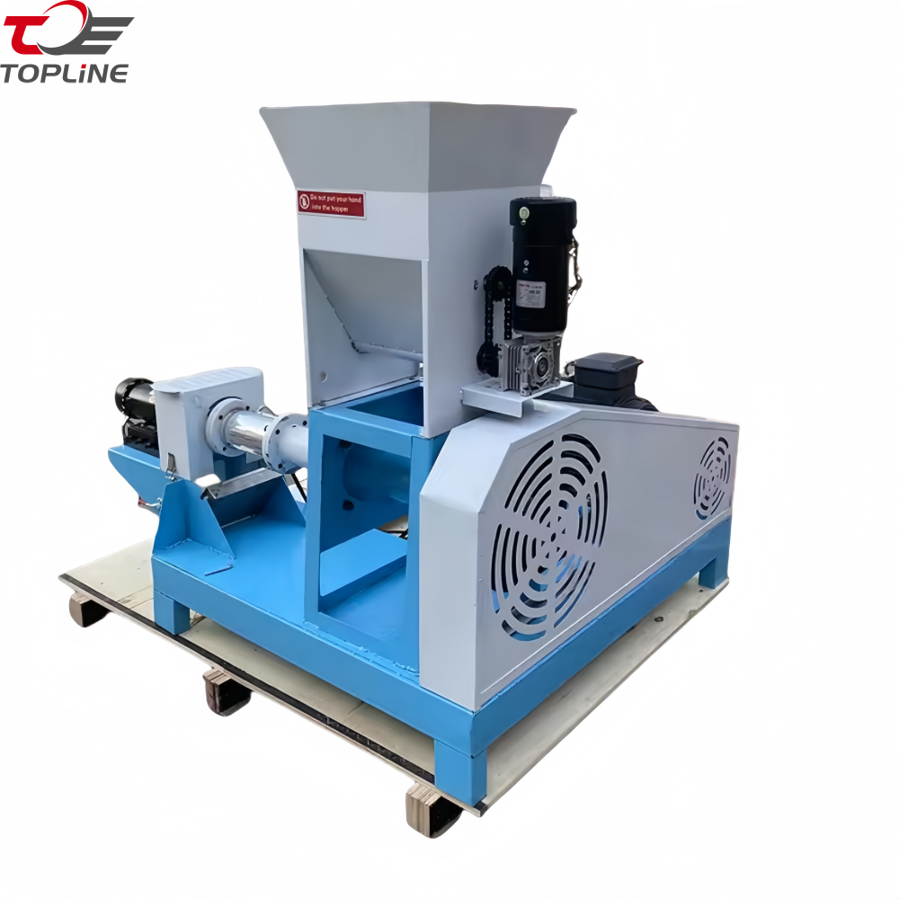 Extrusora de alimentos de hojaldre de maíz de un solo tornillo 