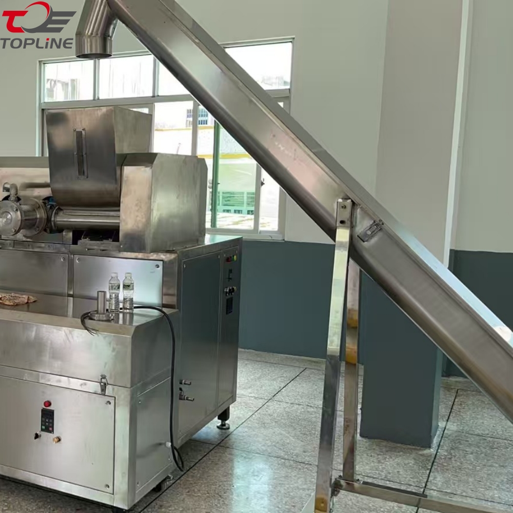 Chips automáticos de camarones fritos que hacen la línea de producción del extrusor de galletas de hojaldre de la máquina